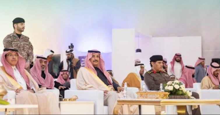 على شرف محافظ حفر الباطن صاحب السمو الأمير عبدالرحمن بن عبد الله بن فيصل (افتتاح المخيم البيئى فى حفر الباطن)